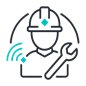 Icono de técnico especialista en TDT