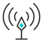 Icono de instalación segura de antenas